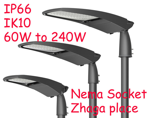4000k 5700k IP66 300W alumínio fundido sob pressão luz de rua led carcaça 140lm/W Ra70