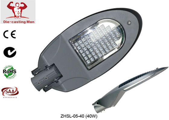 CRI 70 Lâmpadas de rua LED de alta potência Ângulo óptico 145*85° 50W Ip66 Fotocelulose Lâmpada de rua moderna exterior