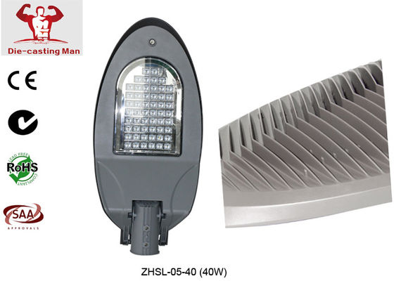 IP66 50W Lâmpadas de rua LED de exterior IK08 Caixa de lâmpada de rua LED de alumínio