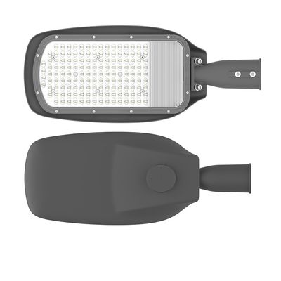 Casas de alumínio de fundição a moagem simples e durável luminárias de rua LED para áreas residenciais