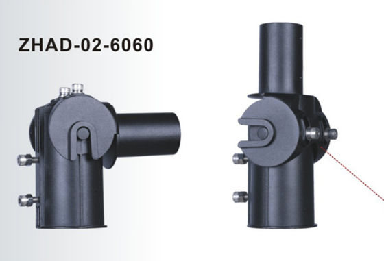 Suporte Adaptador de Luminária de Rua LED de 60mm em Alumínio Fundido Ajustável